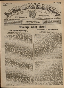 Der Bote aus dem Riesen-Gebirge : Zeitung für alle Stände, R. 115, 1927, nr 135