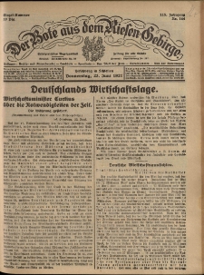 Der Bote aus dem Riesen-Gebirge : Zeitung f&uuml;r alle St&auml;nde, R. 115, 1927, nr 144