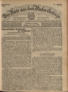 Der Bote aus dem Riesen-Gebirge : Zeitung für alle Stände, R. 115, 1927, nr 145