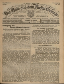 Der Bote aus dem Riesen-Gebirge : Zeitung für alle Stände, R. 115, 1927, nr 150