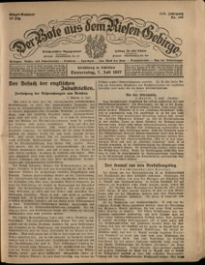 Der Bote aus dem Riesen-Gebirge : Zeitung für alle Stände, R. 115, 1927, nr 156