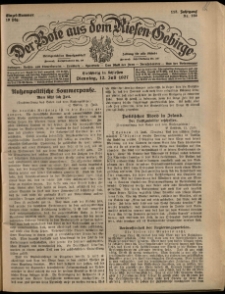 Der Bote aus dem Riesen-Gebirge : Zeitung für alle Stände, R. 115, 1927, nr 160