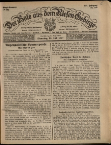 Der Bote aus dem Riesen-Gebirge : Zeitung für alle Stände, R. 115, 1927, nr 160