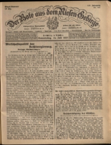 Der Bote aus dem Riesen-Gebirge : Zeitung für alle Stände, R. 115, 1927, nr 162