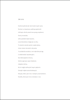 Jak ona