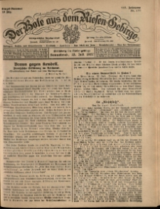 Der Bote aus dem Riesen-Gebirge : Zeitung für alle Stände, R. 115, 1927, nr 170