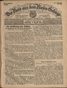 Der Bote aus dem Riesen-Gebirge : Zeitung für alle Stände, R. 115, 1927, nr 179