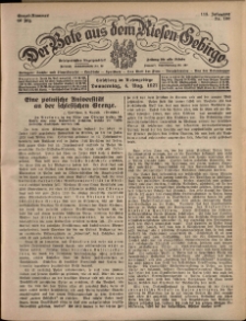 Der Bote aus dem Riesen-Gebirge : Zeitung für alle Stände, R. 115, 1927, nr 180