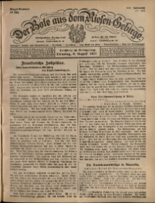 Der Bote aus dem Riesen-Gebirge : Zeitung für alle Stände, R. 115, 1927, nr 184