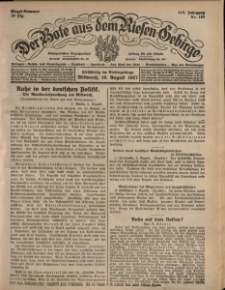 Der Bote aus dem Riesen-Gebirge : Zeitung für alle Stände, R. 115, 1927, nr 185