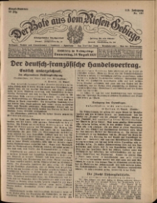 Der Bote aus dem Riesen-Gebirge : Zeitung für alle Stände, R. 115, 1927, nr 192