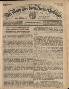 Der Bote aus dem Riesen-Gebirge : Zeitung für alle Stände, R. 115, 1927, nr 196