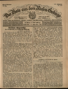Der Bote aus dem Riesen-Gebirge : Zeitung für alle Stände, R. 115, 1927, nr 218