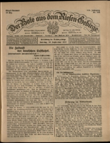 Der Bote aus dem Riesen-Gebirge : Zeitung für alle Stände, R. 115, 1927, nr 219