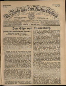 Der Bote aus dem Riesen-Gebirge : Zeitung für alle Stände, R. 115, 1927, nr 226