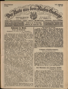 Der Bote aus dem Riesen-Gebirge : Zeitung für alle Stände, R. 115, 1927, nr 227