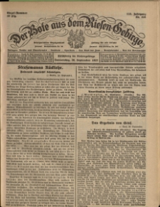 Der Bote aus dem Riesen-Gebirge : Zeitung für alle Stände, R. 115, 1927, nr 228
