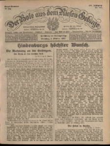 Der Bote aus dem Riesen-Gebirge : Zeitung für alle Stände, R. 115, 1927, nr 232