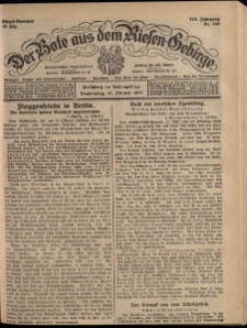 Der Bote aus dem Riesen-Gebirge : Zeitung für alle Stände, R. 115, 1927, nr 240