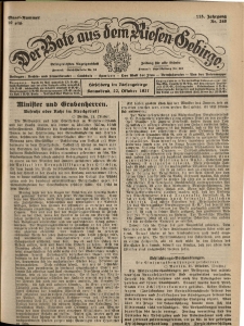 Der Bote aus dem Riesen-Gebirge : Zeitung für alle Stände, R. 115, 1927, nr 248