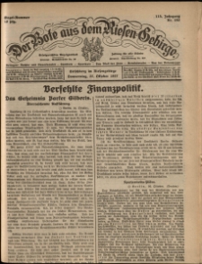 Der Bote aus dem Riesen-Gebirge : Zeitung für alle Stände, R. 115, 1927, nr 252