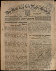 Der Bote aus dem Riesen-Gebirge : Zeitung für alle Stände, R. 115, 1927, nr 256