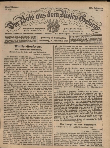 Der Bote aus dem Riesen-Gebirge : Zeitung für alle Stände, R. 115, 1927, nr 258