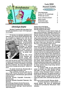Świebodzice - Dzieje Miasta, 2010, nr 2 (147) [Dokument elektroniczny]