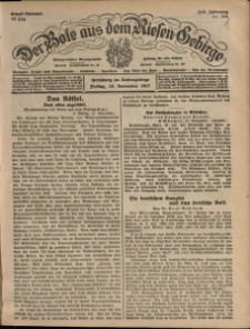 Der Bote aus dem Riesen-Gebirge : Zeitung für alle Stände, R. 115, 1927, nr 270