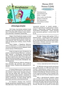 Świebodzice - Dzieje Miasta, 2010, nr 3 (148) [Dokument elektroniczny]