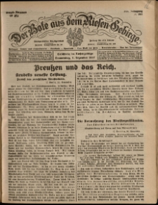 Der Bote aus dem Riesen-Gebirge : Zeitung für alle Stände, R. 115, 1927, nr 281