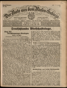 Der Bote aus dem Riesen-Gebirge : Zeitung für alle Stände, R. 115, 1927, nr 283