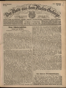 Der Bote aus dem Riesen-Gebirge : Zeitung für alle Stände, R. 115, 1927, nr 287