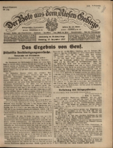Der Bote aus dem Riesen-Gebirge : Zeitung für alle Stände, R. 115, 1927, nr 291