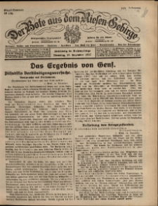 Der Bote aus dem Riesen-Gebirge : Zeitung für alle Stände, R. 115, 1927, nr 291