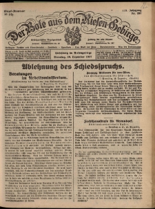 Der Bote aus dem Riesen-Gebirge : Zeitung für alle Stände, R. 115, 1927, nr 297