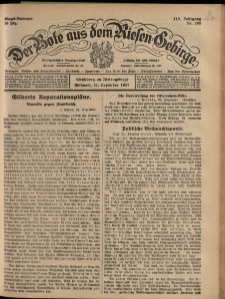 Der Bote aus dem Riesen-Gebirge : Zeitung für alle Stände, R. 115, 1927, nr 298