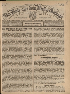 Der Bote aus dem Riesen-Gebirge : Zeitung für alle Stände, R. 115, 1927, nr 299