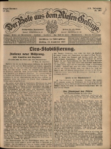 Der Bote aus dem Riesen-Gebirge : Zeitung f&uuml;r alle St&auml;nde, R. 115, 1927, nr 300