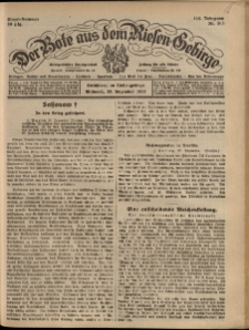 Der Bote aus dem Riesen-Gebirge : Zeitung für alle Stände, R. 115, 1927, nr 303