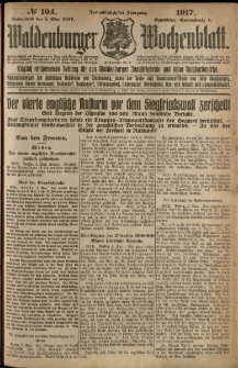 Waldenburger Wochenblatt, Jg. 63, 1917, nr 104