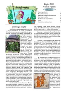 Świebodzice - Dzieje Miasta, 2009, nr 7 (140) [Dokument elektroniczny]