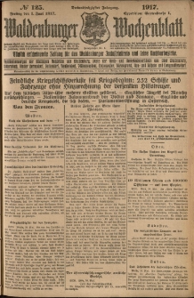 Waldenburger Wochenblatt, Jg. 63, 1917, nr 125