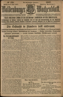 Waldenburger Wochenblatt, Jg. 63, 1917, nr 131