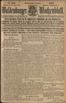 Waldenburger Wochenblatt, Jg. 63, 1917, nr 133