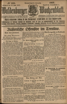 Waldenburger Wochenblatt, Jg. 63, 1917, nr 135