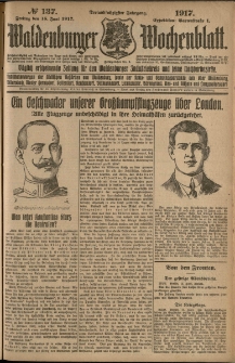 Waldenburger Wochenblatt, Jg. 63, 1917, nr 137