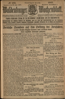 Waldenburger Wochenblatt, Jg. 63, 1917, nr 150