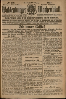 Waldenburger Wochenblatt, Jg. 63, 1917, nr 158