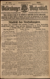 Waldenburger Wochenblatt, Jg. 63, 1917, nr 163
